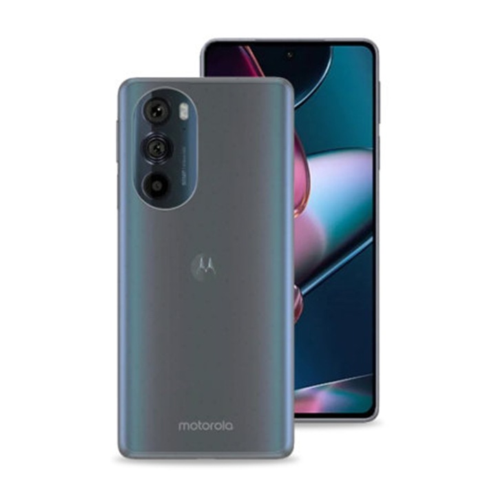 Motorola Moto Edge Plus-szal kompatibilis átlátszó tok, vékony illeszkedés, csúszásgátló, minimalista kialakítás, 1 mm