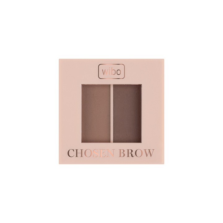 Pudra compacta pentru sprancene Wibo Chosen Brow nr.1, 4 g