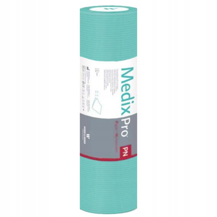 Медицинска подложка за еднократна употреба от абсорбираща хартия MedixPro, 50 см x 50 см, Weber & Weber, 100 бр., зелена