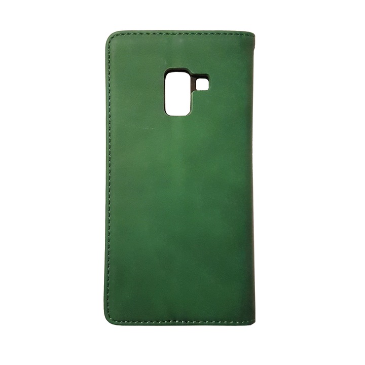 Калъф книжка за Samsung Galaxy A5 2018, A8 2018, A530, EcoPiele Green, Visko Case
