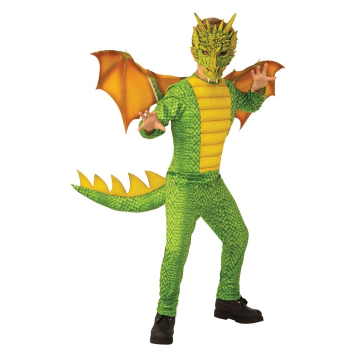 Costum dragon pentru copii, 10-12 ani, 145-158 cm
