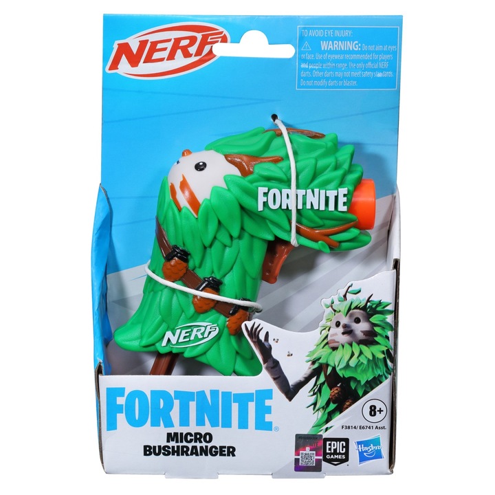Бластер Nerf Fortnite - MicroShots, Micro Bushranger