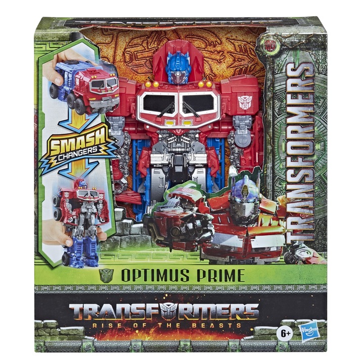 Figurina Transformers Smash Changers - Optimus Prime, 23 cm