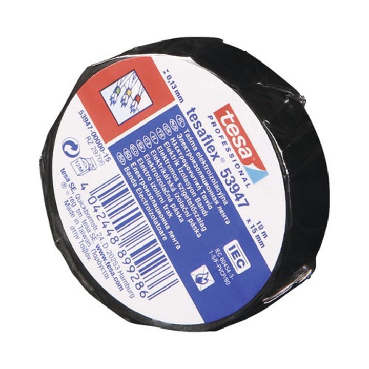 Тиксо, Електроизолационно, Черно, 10м/15мм