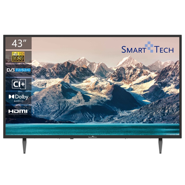 Televizor SmartTech 43FN10T2, 109 cm, Full HD, Clasa E