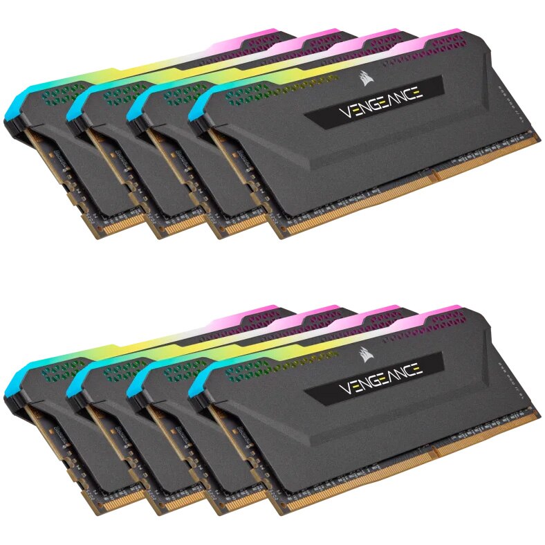 Memorie Corsair Vengeance RGB black DDR4 3200MHz 32GB (4 x 8GB