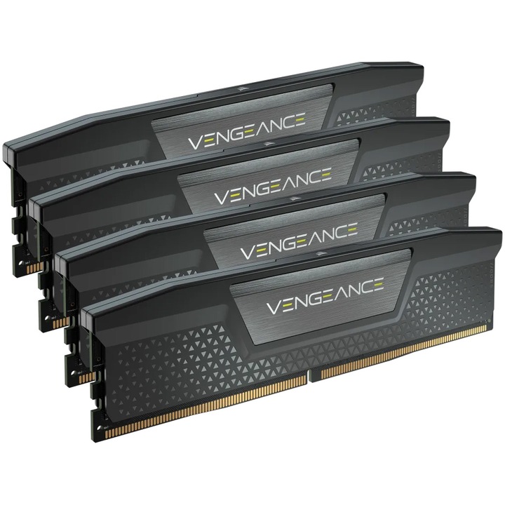 Memorie Corsair Vengeance XMP 3.0 Black Heatspreader, 192GB (4x48GB), DDR5, 5200MT/s, CL 38