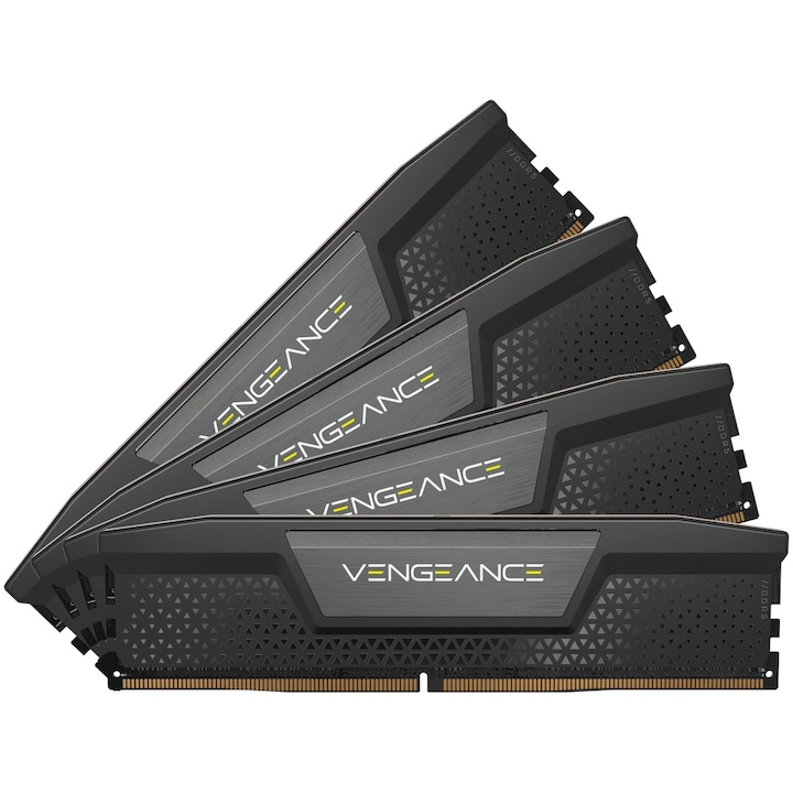 Corsair VENGEANCE XMP 3.0 memória, 4x16GB, DDR5, 6000MT/s, CL 36, Fekete Heatspreader, 1.35V, Intel 700 sorozathoz