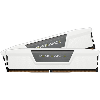 Memorie Corsair Vengeance Std PMIC, XMP 3.0 White Heatspreader, 32GB (2x16GB), DDR5, 6000MT/s, CL 36