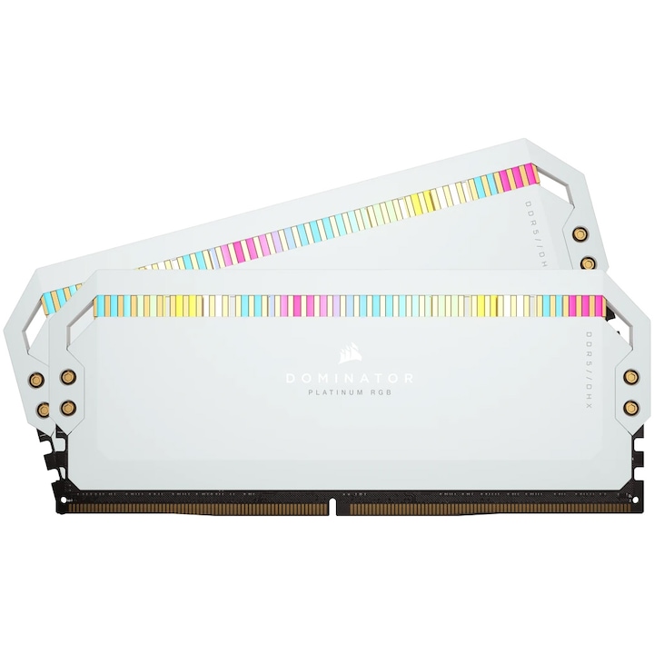 Памет Corsair DOMINATOR PLATINUM XMP 3.0 White Heatspreader, DDR5, 6200MT/s 32GB (2x16GB), CL36, RGB