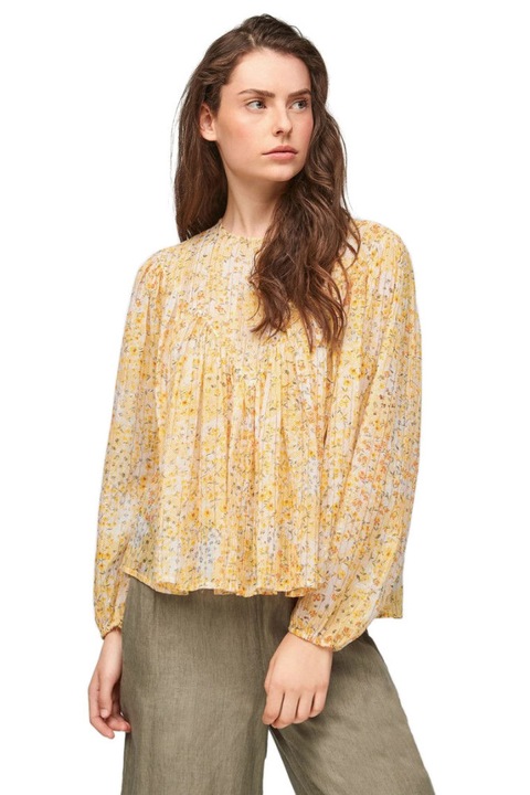 Bluza dama, S. Oliver, Bumbac, Galben, 36 EU