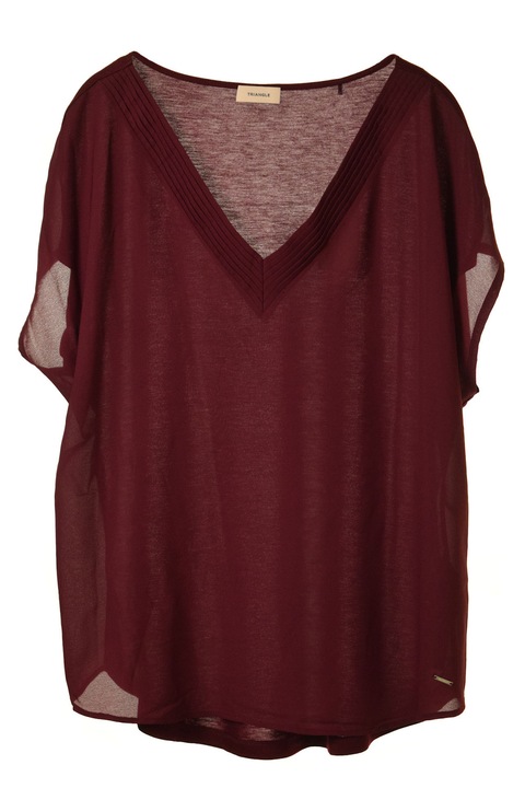 Bluza dama, s.Oliver, Viscoza, Visiniu, 46 EU