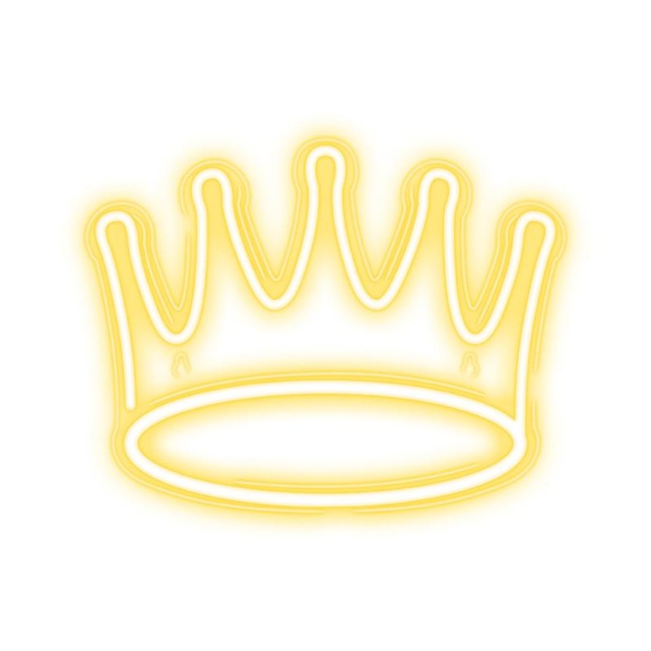 Неонова декоративна LED Forever Light Neolia NNE12, модел Crown, USB, бяла