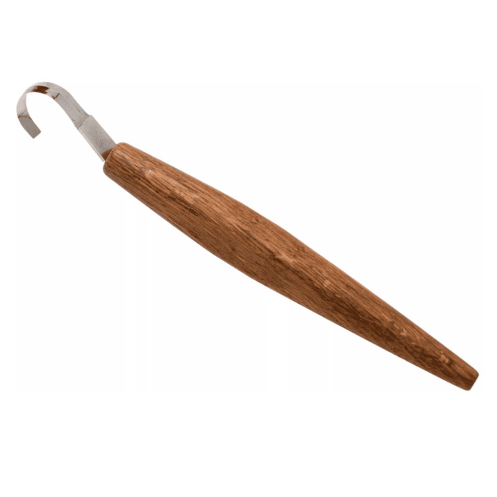 Cutit de cioplit linguri pentru taieturi adanci in lemn, stangaci, BeaverCraft SK5L, 250 mm