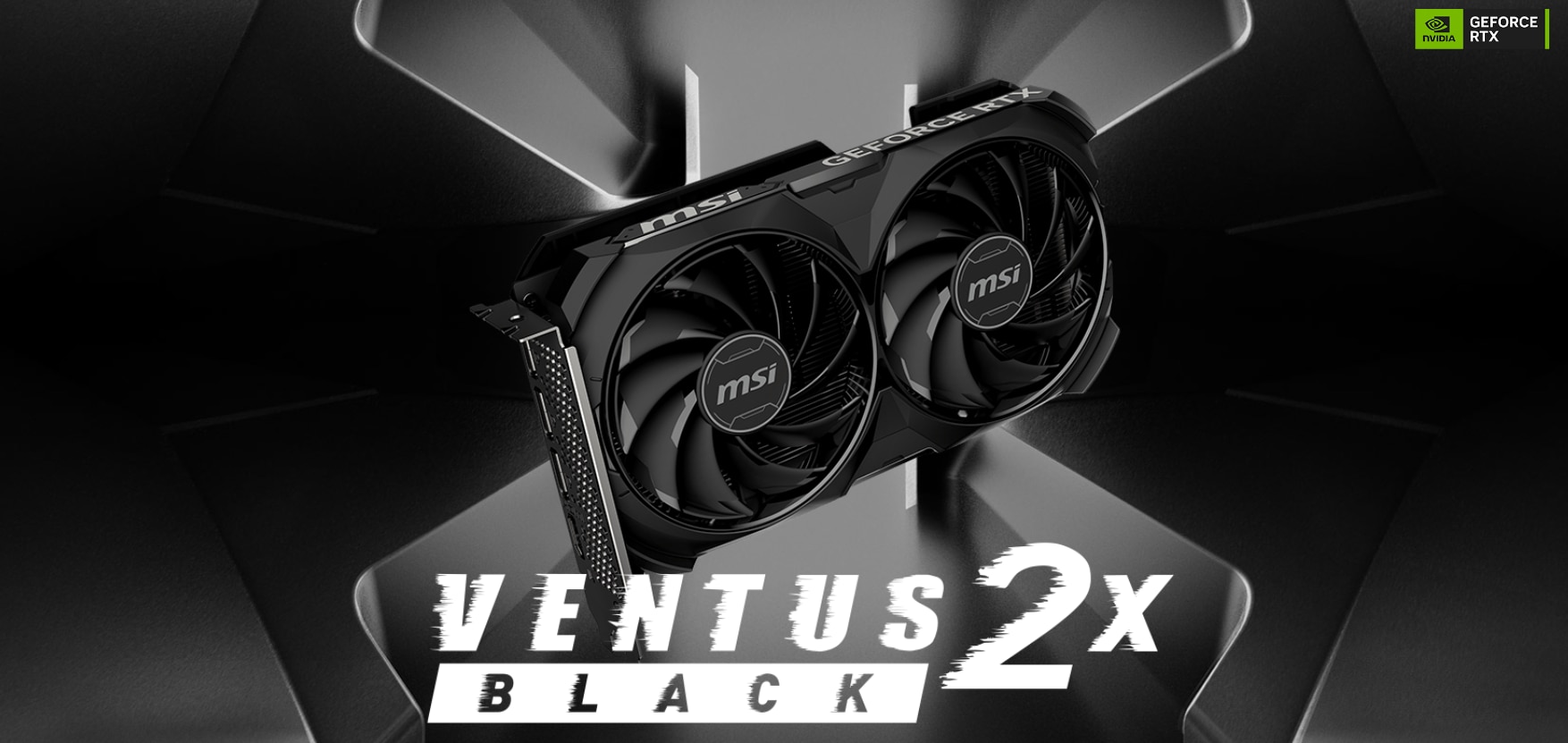 Placa video MSI GEFORCE RTX 4060 TI VENTUS 2X BLACK 8G OC, 8GB