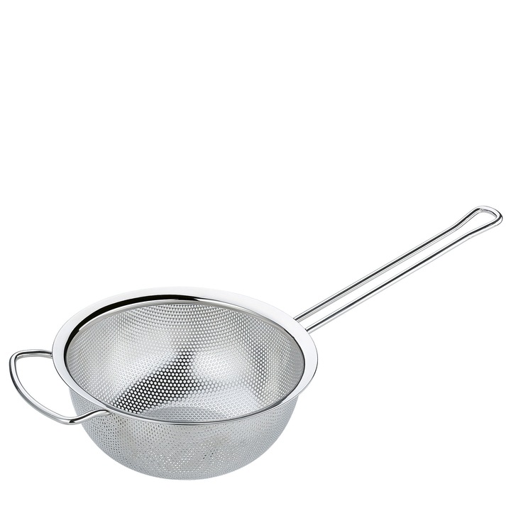 Цедка, Kuchenprofi, Стомана, 18 см, Сребро