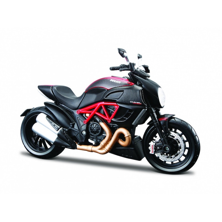 Ducati Diavel Carbon motorkerékpár, Maisto, 1:12, fekete