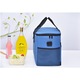 Geanta termoizolanta pentru picnic sau plaja, TECOS, capacitate 16l, cu bareta de umar, pentru mancare sau bautura, culoare Albastra