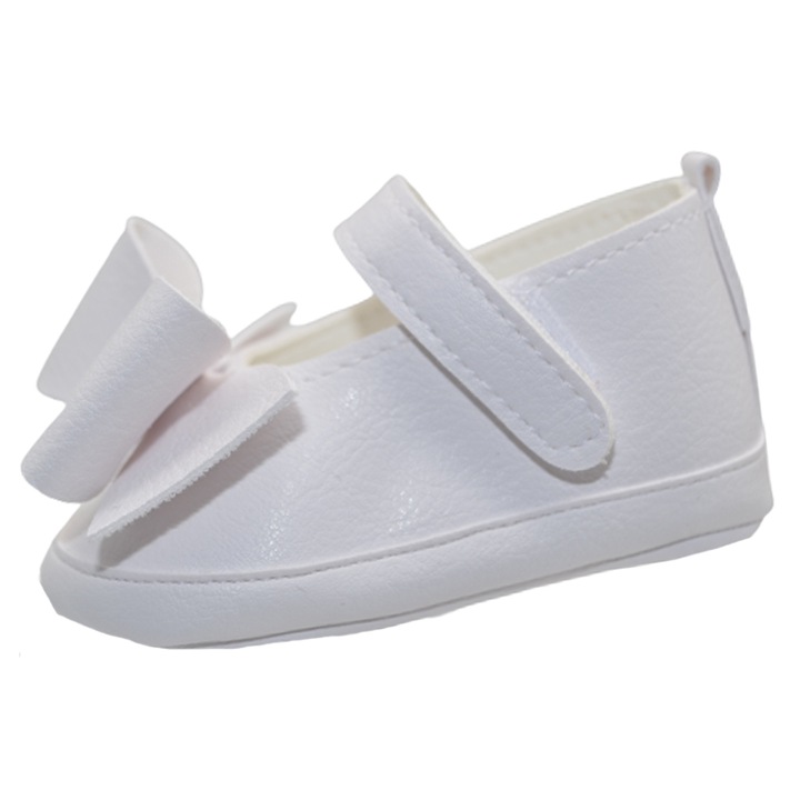 Botosei eleganti pentru fete Christopher Baby Club 0909A, Alb 17 EU