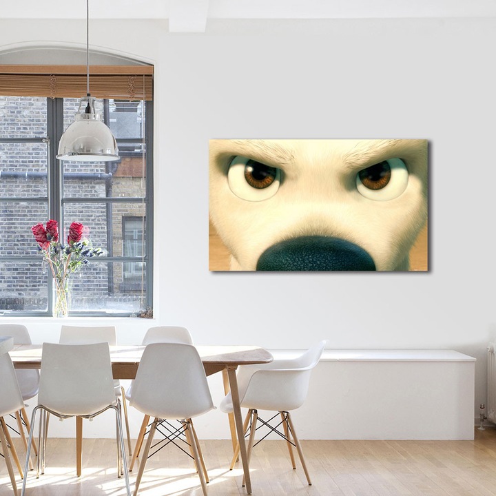 Tablou canvas pentru copii Animatie Bolt Catelul , 70 x 100 cm