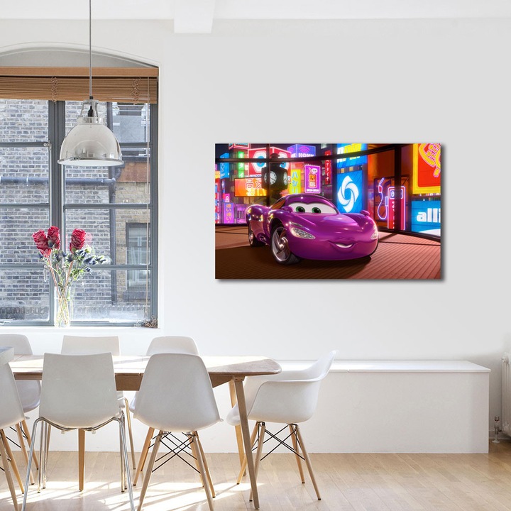 Tablou canvas pentru copii Animatie Cars 2 2011 , 50 x 70 cm