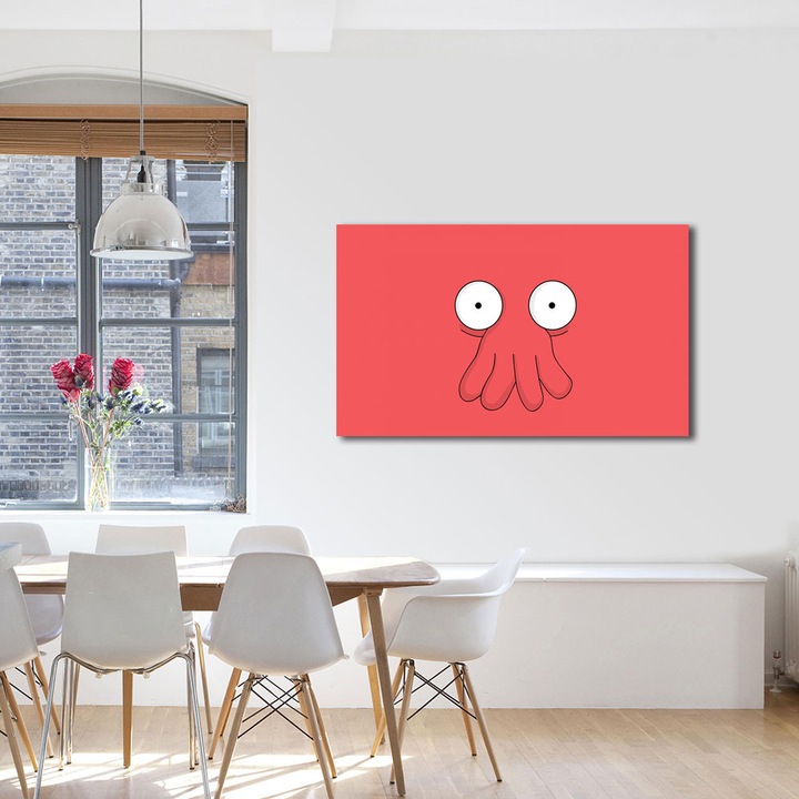 Tablou canvas pentru copii Animatie Futurama Zoidberg , 80 x 140 cm