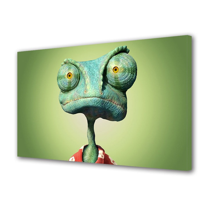 Tablou Canvas Luminos in intuneric VarioView LED Animatie pentru copii Rango 2011 , 70 x 100 cm