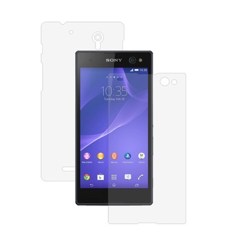 Folie Protectie Full Body Invisible Skinz Ultra-Clear HD, Husa Transparenta de tip Skin Adeziv pentru Carcasa si Ecran, dedicata Sony Xperia C3 Folie Protectie Full Body Invisible Skinz Ultra-Clear HD, Husa Transparenta de tip Skin Adeziv pentru Carcasa si Ecran, dedicata Sony Xperia C3
