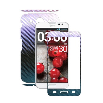 Folie de protectie Carbon Skinz, Husa de tip Skin Adeziv pentru Carcasa, Carbon Cameleon dedicata LG Optimus G PRO Folie de protectie Carbon Skinz, Husa de tip Skin Adeziv pentru Carcasa, Carbon Cameleon dedicata LG Optimus G PRO