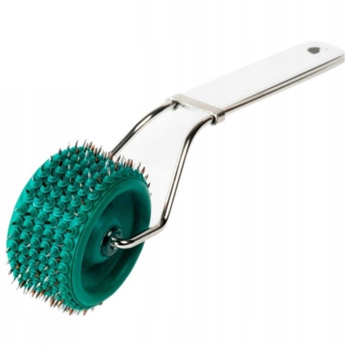 Rola faciala Lyapko Deluxe 3.5 mm Verde pentru Masaj Acupresura si Reintinerire, Aplicator cu Ace Terapeutice pentru O Fata Revitalizata, Piele Ferma, Reducerea Ridurilor, Imbunatatirea Circulatiei, Terapie Puncte Biologic Active