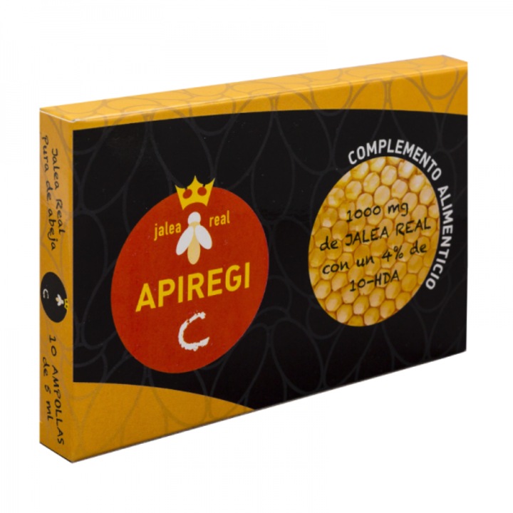 Supliment alimentar, Artesania Agricola, Jalea real Apiregi C, Laptisor de matca, 10 buc. fiole