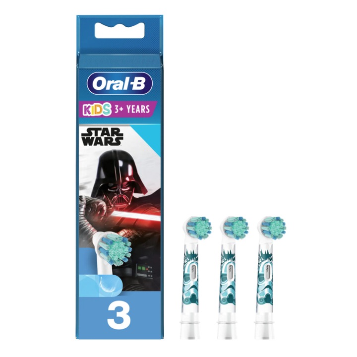 Rezerva periuta de dinti electrica pentru copii Oral-B Star Wars, 3 buc