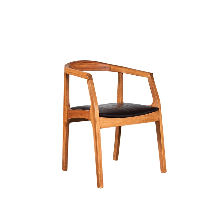 Scaun sufragerie, Lemn, 48cm, Maro