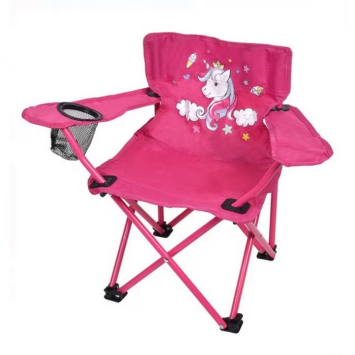 YLOTECH unikornis kempingszék gyerekeknek, 33x31x48cm/60kg