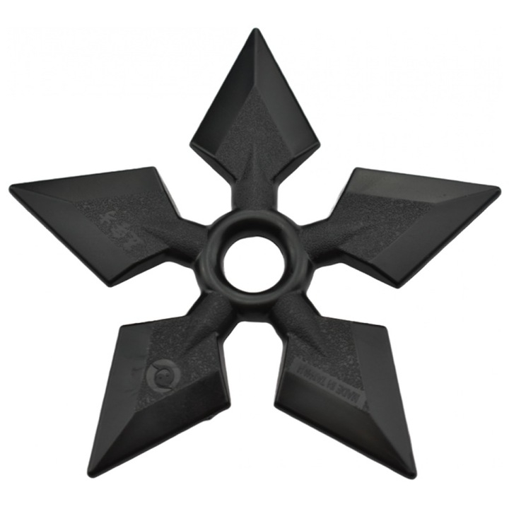 Steluta ninja Shuriken din plastic, 5 colturi, 11.5 cm