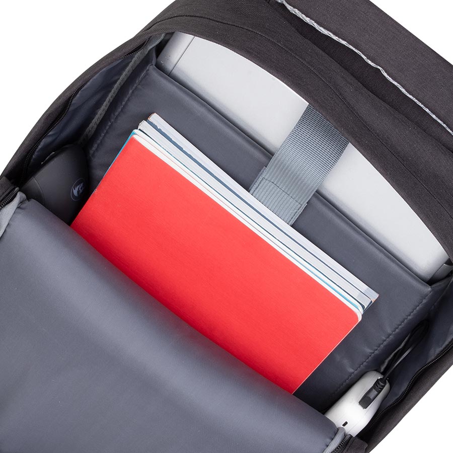 Rucsac laptop Rivacase 7562 15.6", anti-furt, Negru