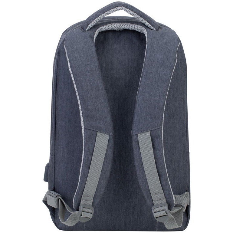 Rucsac laptop Rivacase 7562 15.6", anti-furt, Gri inchis
