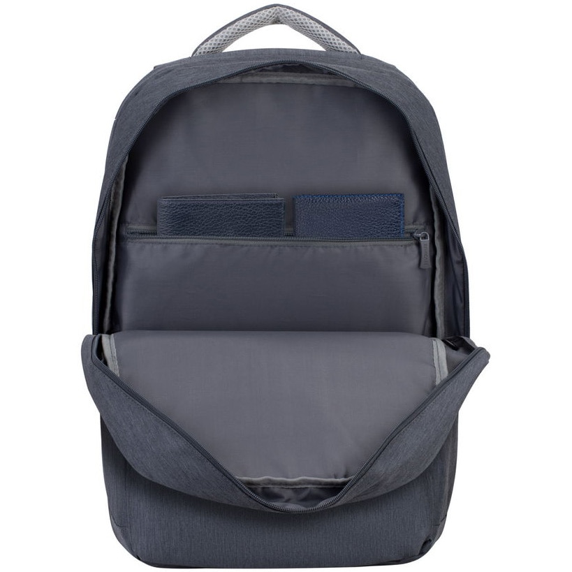 Rucsac laptop Rivacase 7567 17.3", anti-furt, Gri inchis