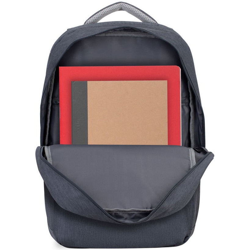 Rucsac laptop Rivacase 7567 17.3", anti-furt, Gri inchis