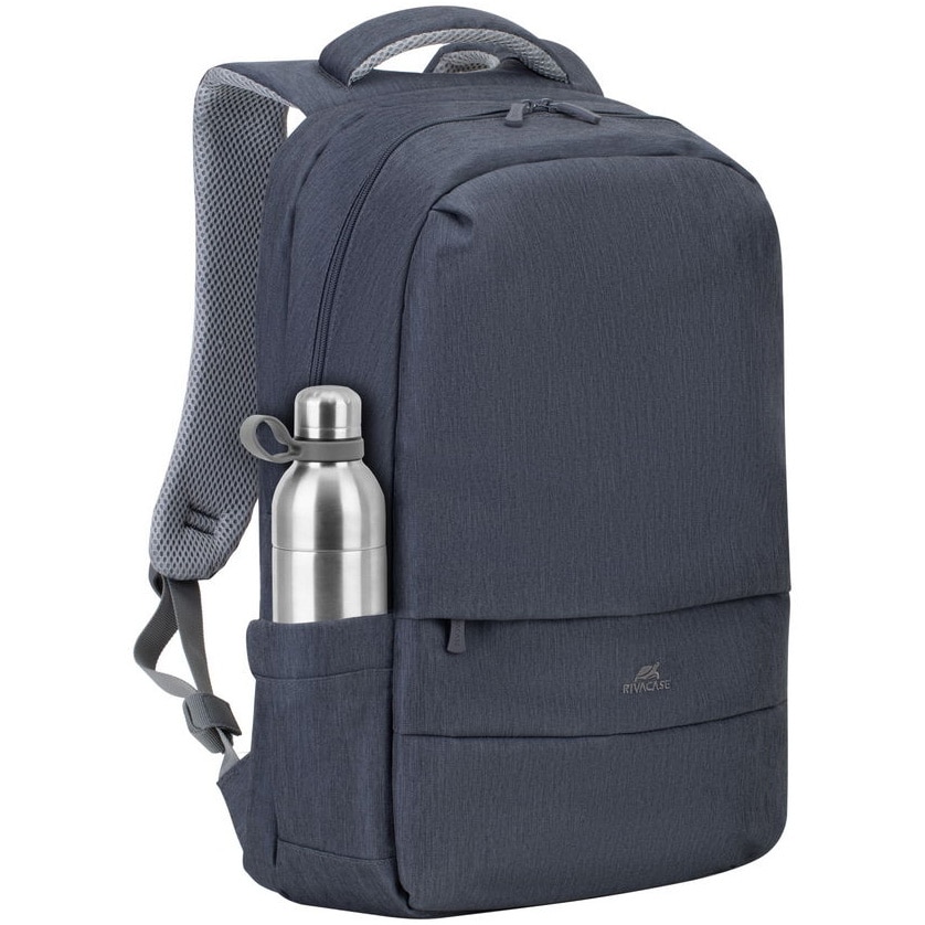 Rucsac laptop Rivacase 7567 17.3", anti-furt, Gri inchis