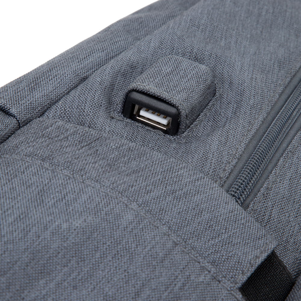 Rucsac laptop Rivacase 7567 17.3", anti-furt, Gri inchis