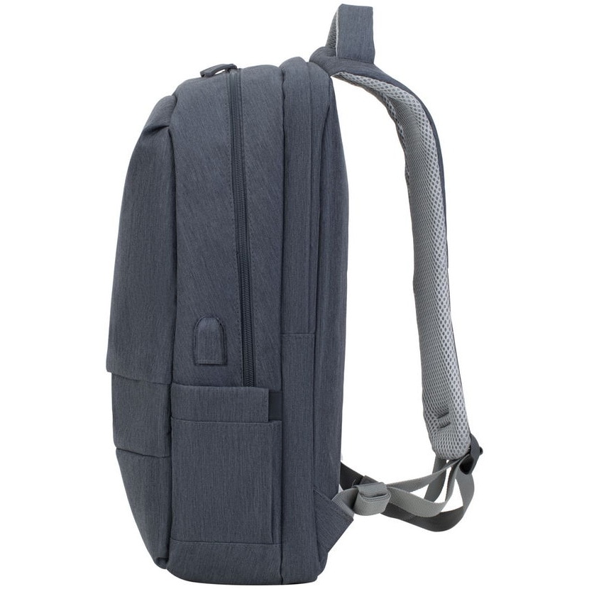Rucsac laptop Rivacase 7567 17.3", anti-furt, Gri inchis
