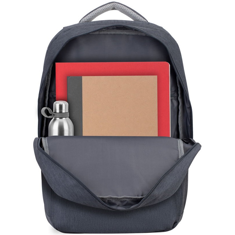 Rucsac laptop Rivacase 7567 17.3", anti-furt, Gri inchis