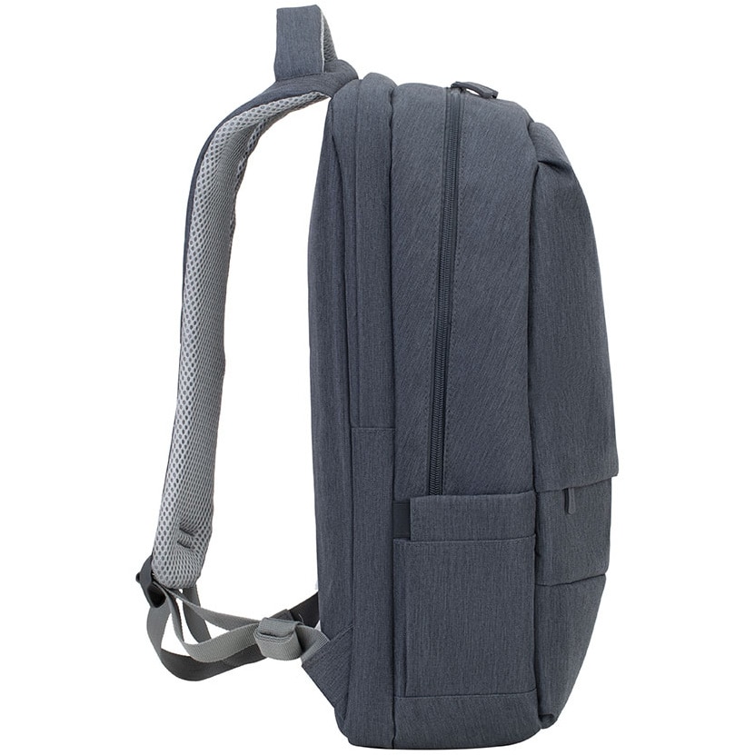 Rucsac laptop Rivacase 7567 17.3", anti-furt, Gri inchis
