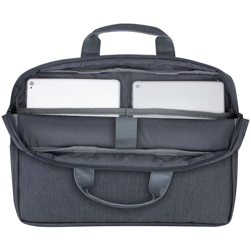 Geanta laptop Rivacase 7532 15.6", anti-furt, Gri inchis