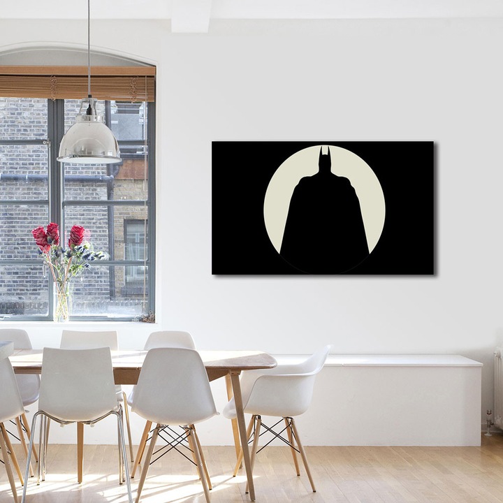 Tablou canvas pentru copii Animatie Batman in umbra , 80 x 140 cm
