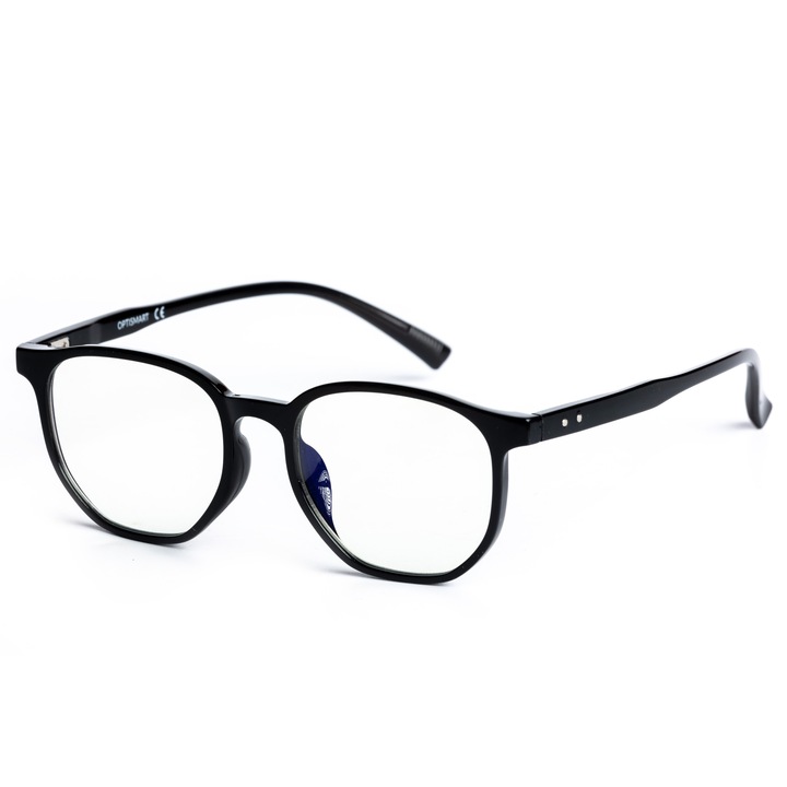 Ochelari cu protectie pentru calculator Optismart Barbati Rotunzi Blue Protect 8 TR7908 C1