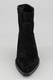 Pinko, Botine Western de piele intoarsa, Negru