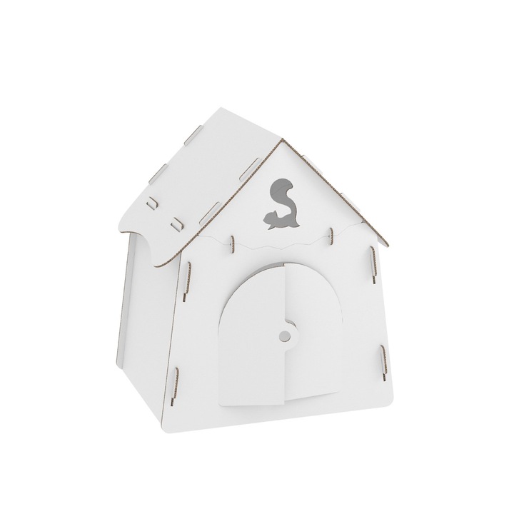 Casuta din carton de pictat si colorat, Cabana Hobbitul, 1010x870x750 mm