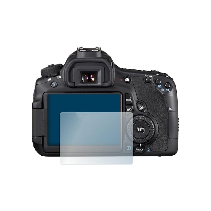 Folie de Protectie Ecran DSLR Pentru Canon 60D, Hydrogel Regenerabil, Flexibil, Ultra Durabil, Optim Protection Technology